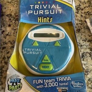 Hasbro Trivial Pursuit Hints Game - Blue and White